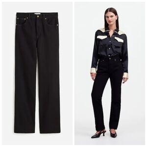 NEW Alexa Chung for Madewell High-Rise Straight Jean in Outridge Wash Size 29